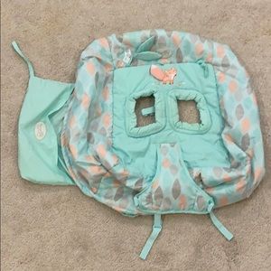 Baby shopping cart cover